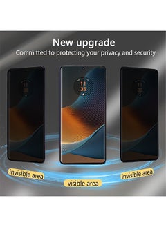 X-level 2 Pcs Motorola Edge 50 Fusion Privacy Screen Protector,Anti-Spy Full Screen 3D Tempered Glass Film,9H Hardness Anti-Peeping Edge Glue Coverage Protector Anti Scratch Screen  - Image 2