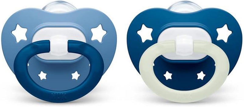 NUK Orthodontic Pacifiers, 6-18 Months, 2 Count (Pack of 1) - Image 1