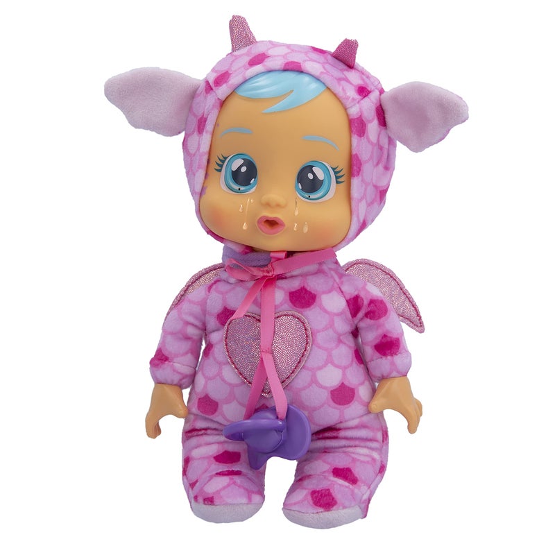 CRY BABIES دمية كراي بيبيز تيني كادلز بروني - 9 إنش، تبكي دموع حقيقية، وردي وأزرق - Image 2