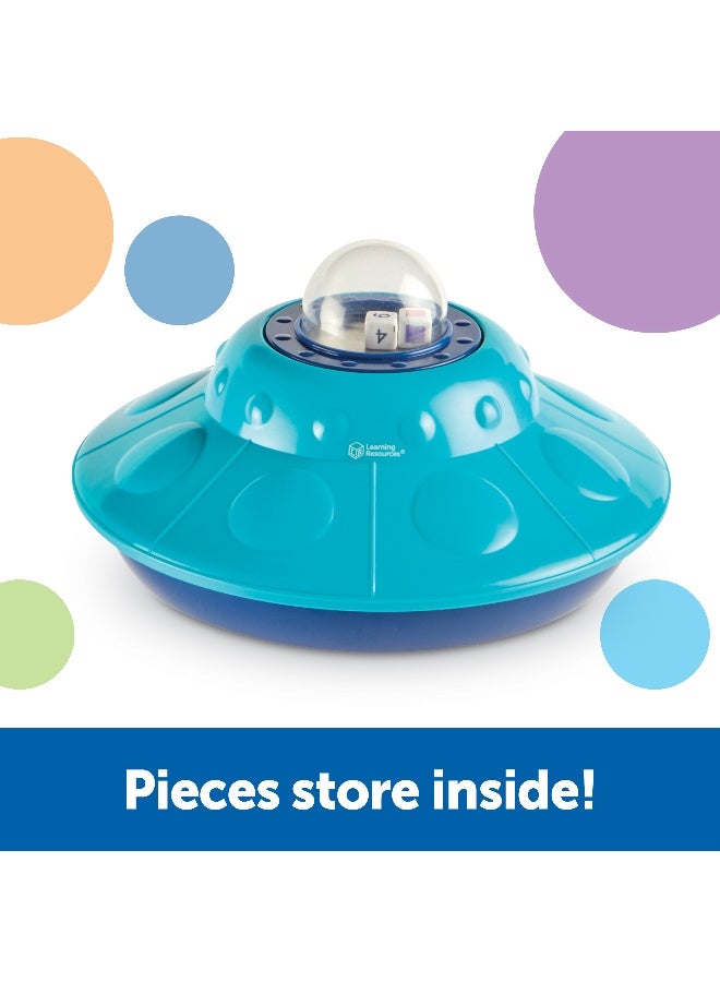 Learning Resources Oodles Of Aliens! Sorting Saucer, Fine Motor & Sorting Game For Kids, 48 Pieces, Ages 4+ - Image 3