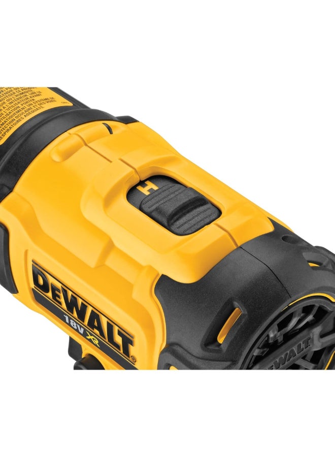 DEWALT 18V XR Cordless Heat Gun (Bare Unit) Black and Yellow 8.1 x 17 x 22.4 cm DCE530N-XJ - Image 2