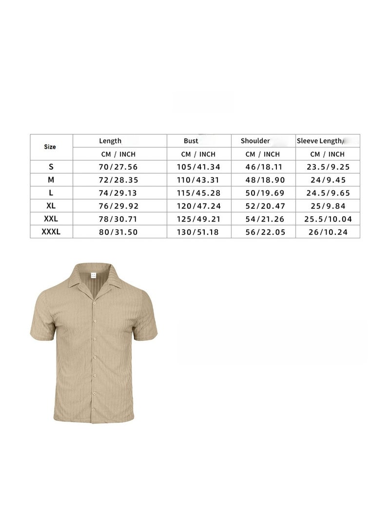 KUYING New Fashion Button Shirt Casual Loose Set - Image 2