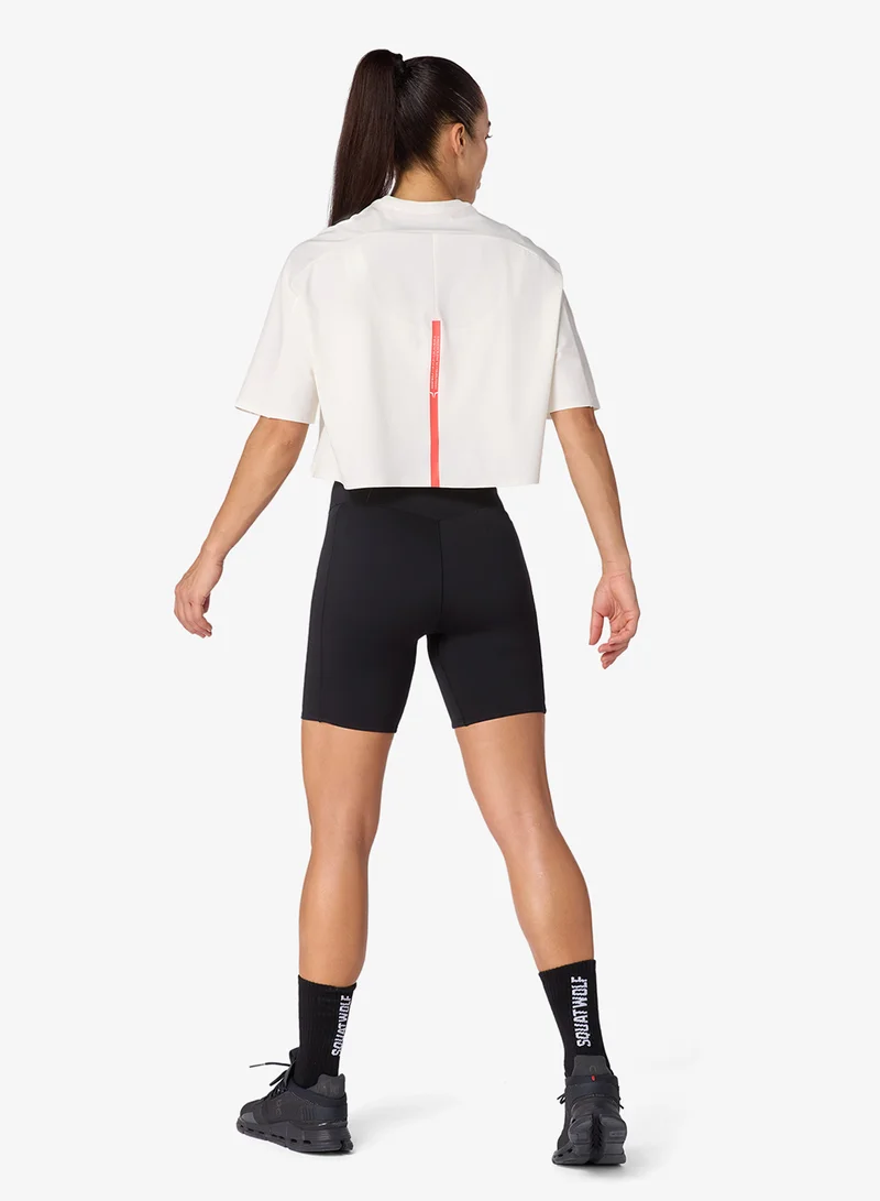 SQUATWOLF Pima Tdry™ Oversized Crop Gym Tee