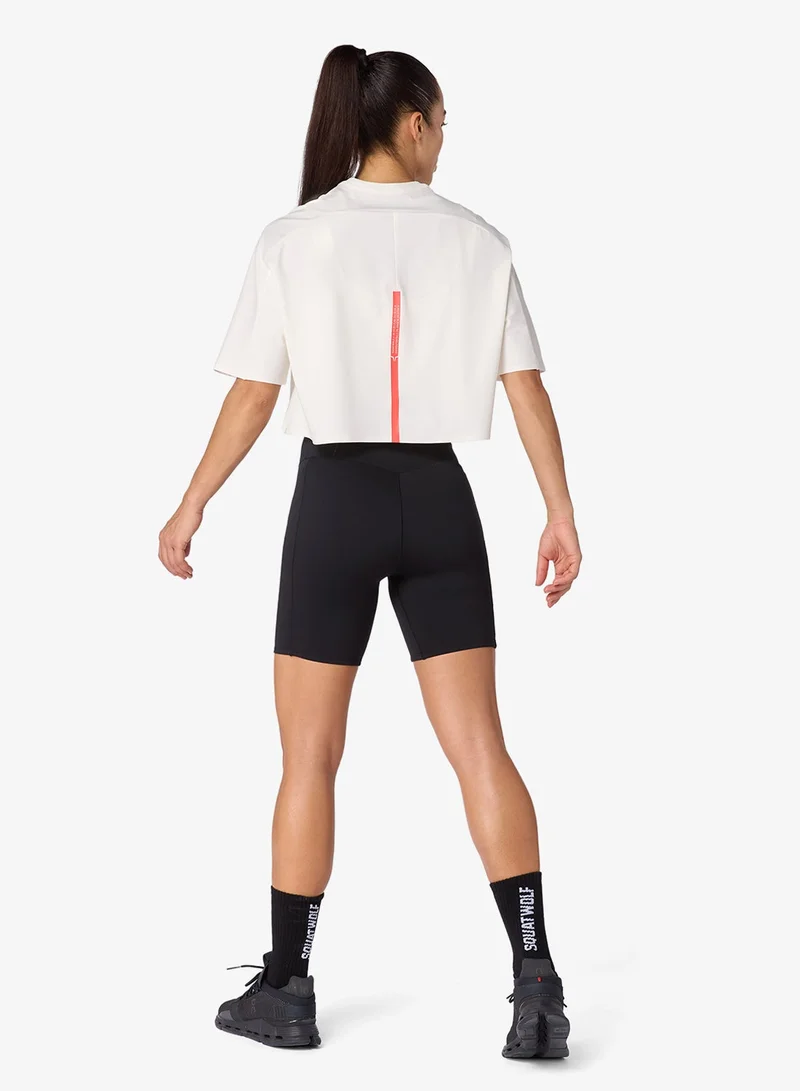 SQUATWOLF Pima Tdry™ Oversized Crop Gym Tee