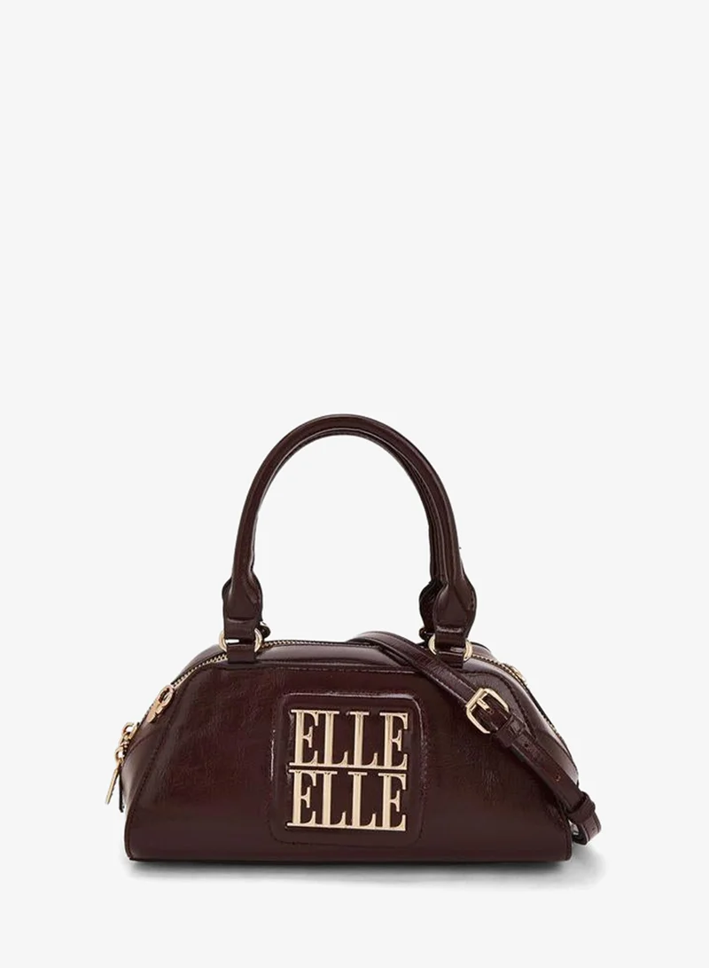 Logo Accent Crossbody Bag With Detachable Strap