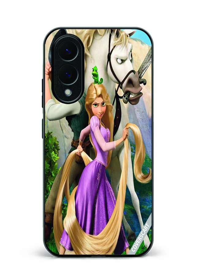 COVERSCART Protective Case Cover For Samsung Galaxy S25 Edge Tangled Design Multicolour