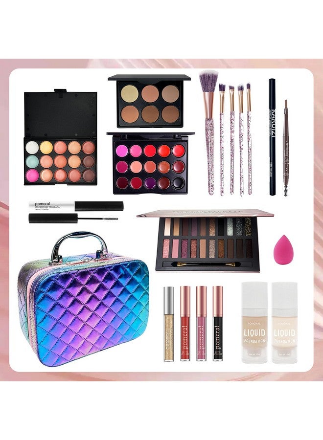 Travel Makeup Kit, Makeup Sets For Women, Makeup Kit For Girls 10-12, Kids Makeup Sets For Girls 5-8,Makeup Gifts For Girls Beginners,Teens