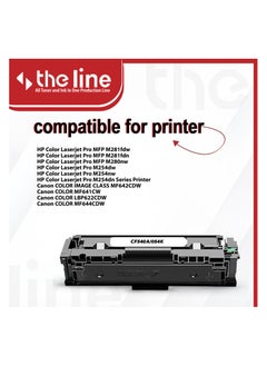 The Line The line 203A CF540A Toner Cartridge Compatible with HP Color Laserjet Pro M254dw M254dn M254nw & HP Color Laserjet Pro MFP M281fdw MFP M280nw MFP M281cdw MFP M281fdn Printer (Black)  - Image 3