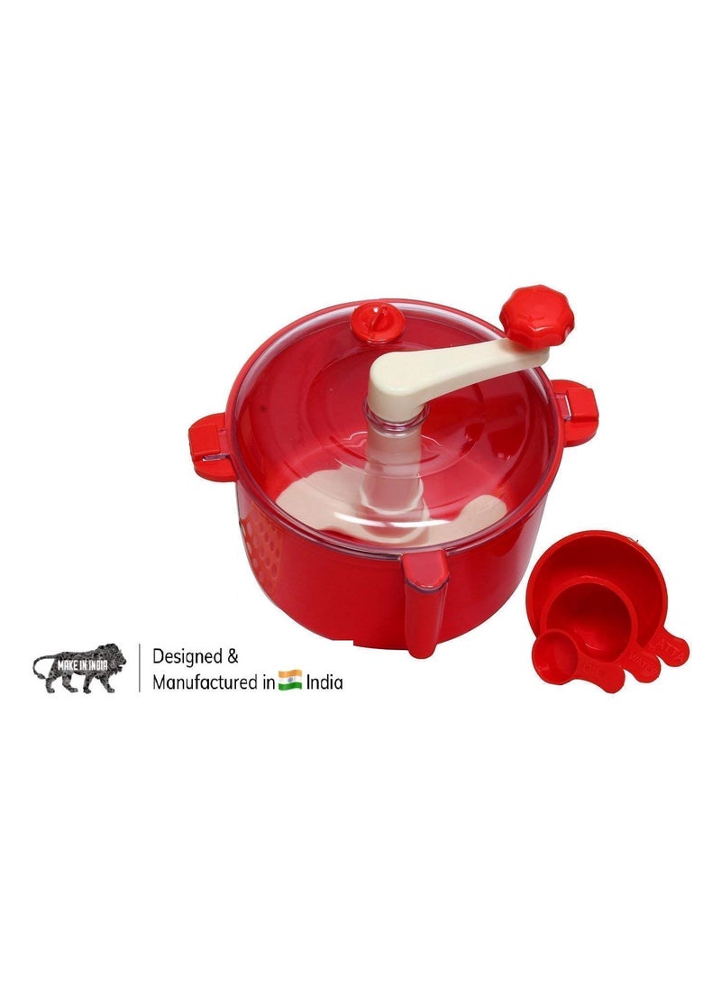 ROTI MAKING MACHINE Easy to Use Atta Dough Kneader Maker 2 in 1 Automatic Atta Roti Dough chakki Atta Maker Measuring Cups Set Bread Mixer for Home Kitchen_919