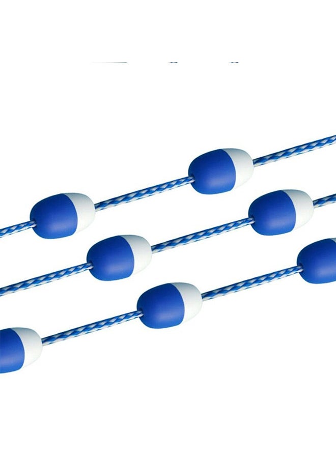 5m / 16.4 ft Pool Safety Float Lines Blue and White Divider Rope Pool Rope Floating Cordon Pool Safety Divider Lane Line