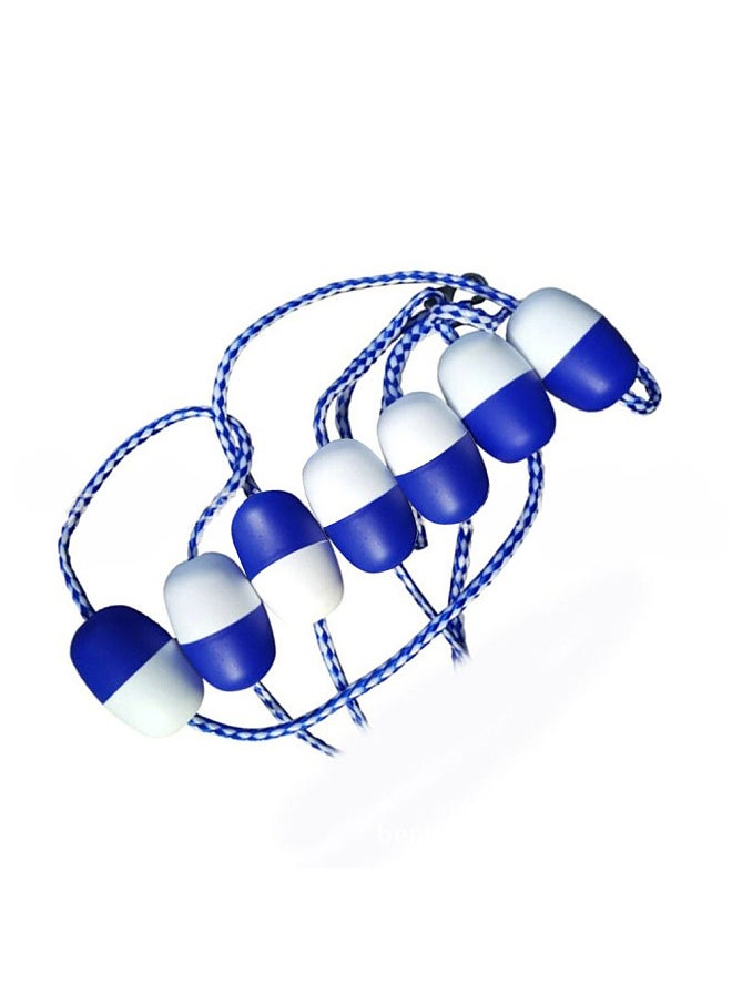 5m / 16.4 ft Pool Safety Float Lines Blue and White Divider Rope Pool Rope Floating Cordon Pool Safety Divider Lane Line