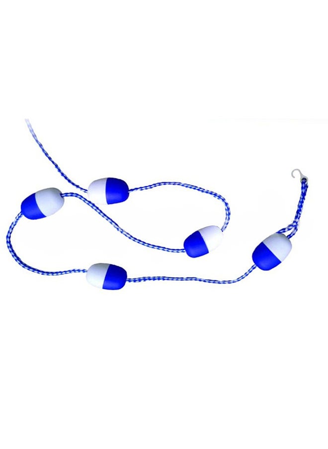 5m / 16.4 ft Pool Safety Float Lines Blue and White Divider Rope Pool Rope Floating Cordon Pool Safety Divider Lane Line
