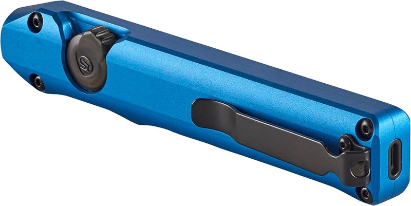 Streamlight 88817 Wedge 1,000-Lumen Max 300-Lumen Standard 1,200-Candela Flat Everyday Carry Flashlight, Includes USB-C Cable and Lanyard, Blue - Image 4