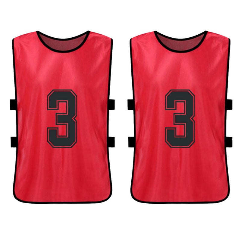 6PCS Kid's Football Pinnies Quick Drying Soccer Jerseys Youth Sports Scrimmage Basketball Team Training Numbered Bibs Practice Sports Vest - Image 5