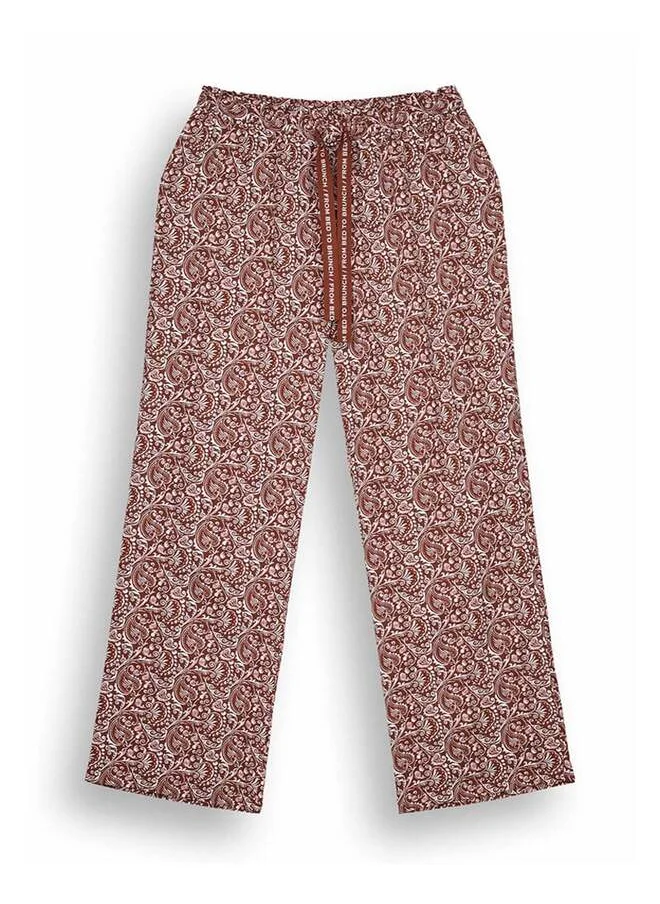 women'secret Mms Paisley Pants Long Pant