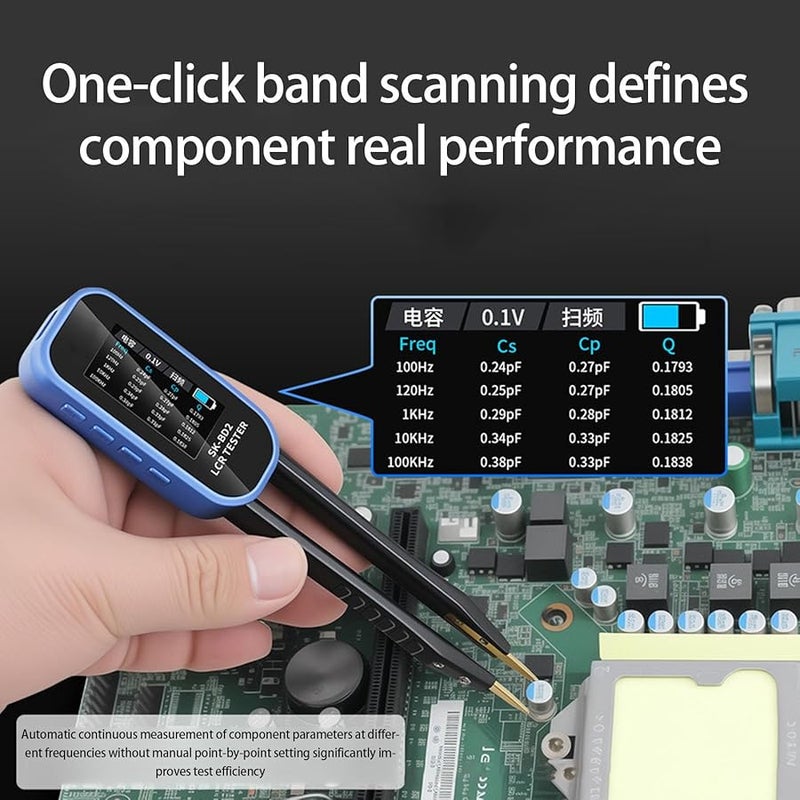 Digital Bridge Tester LCR Meter for Resistance Capacitance Inductance Diode Voltage Measurement - Image 5