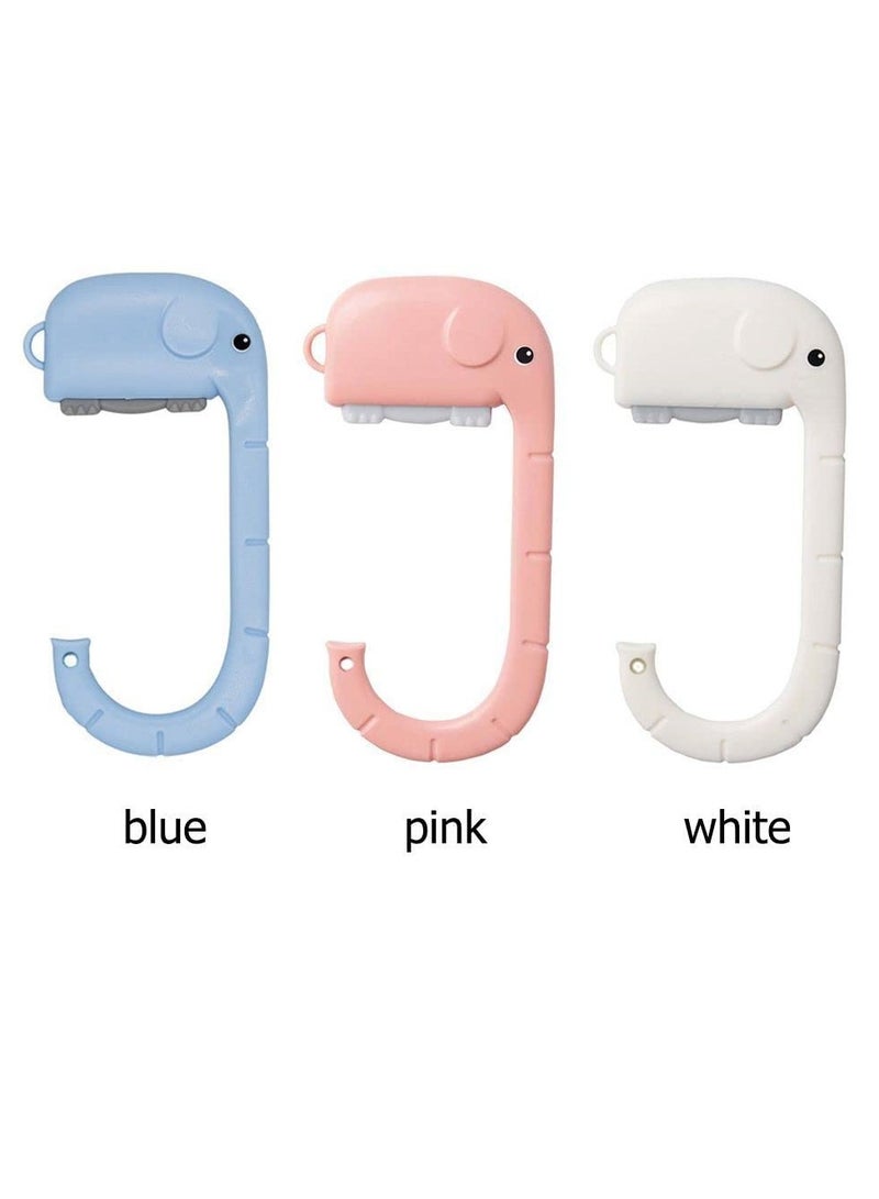 SOLARAE Purse Bag Hooks, Cute Handbag Hanger for Table, Travel Bag Hanging Portable Wall Hanger Holder for Women Girls Bags, for Student Table Desk Restroom Office Shool Restraurant Bar (6pcs) - Image 2