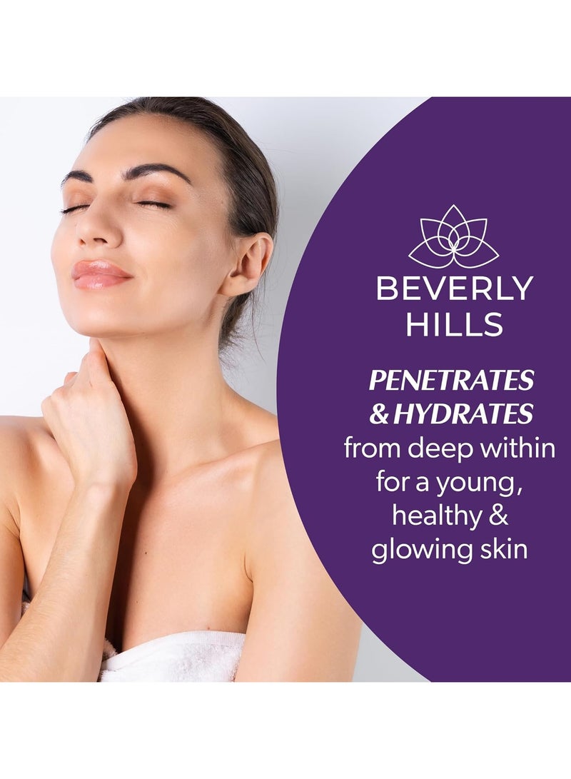 Beverly Hills 100 percent Pure Hyaluronic Acid Serum for Face for Hydrating Skin and Targeting Wrinkles Anti Aging Hyaluronic Acid Moisturizer for Intense Hydration 60mL150 Day Supply - Image 3