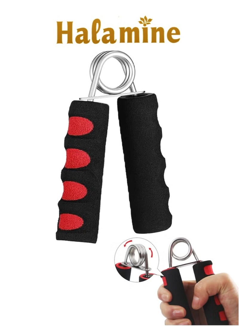 Hand Grip Strengthener, Hand Soft Foam Manual Exerciser, Rapid Increase of Wrist, Forearm and Finger Strength Exercise Equipment - Image 1