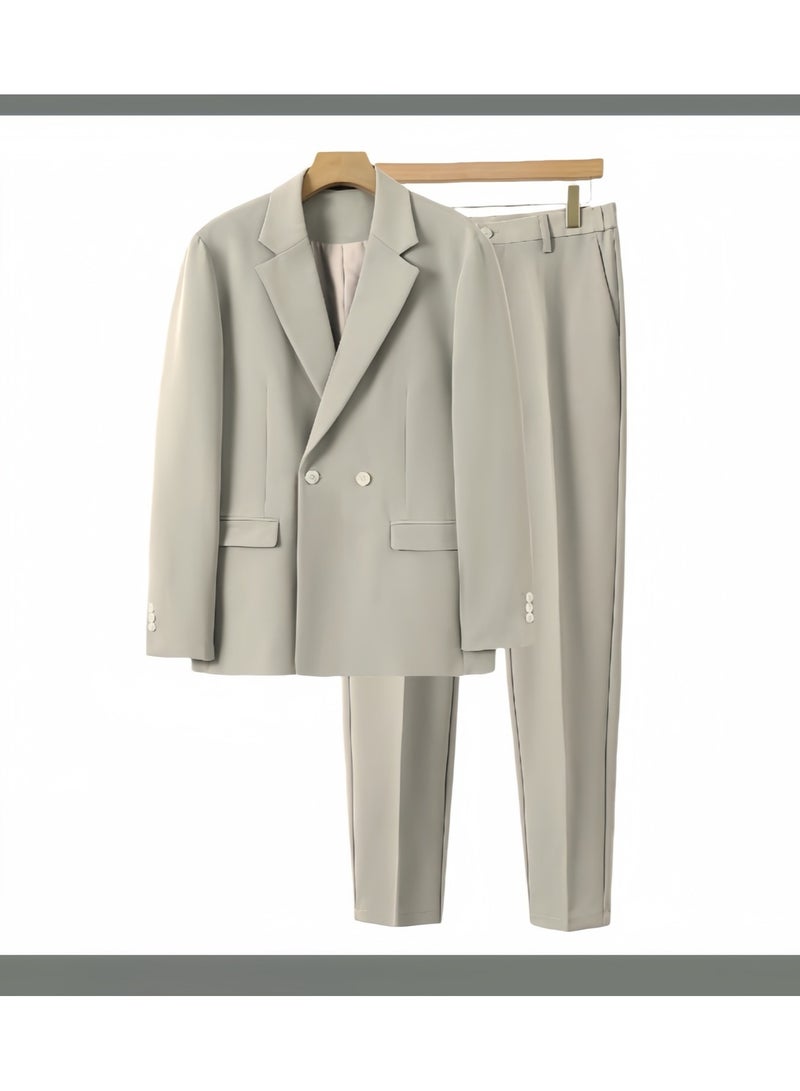 KUYING New Men's Casual Suit Set  - Image 1