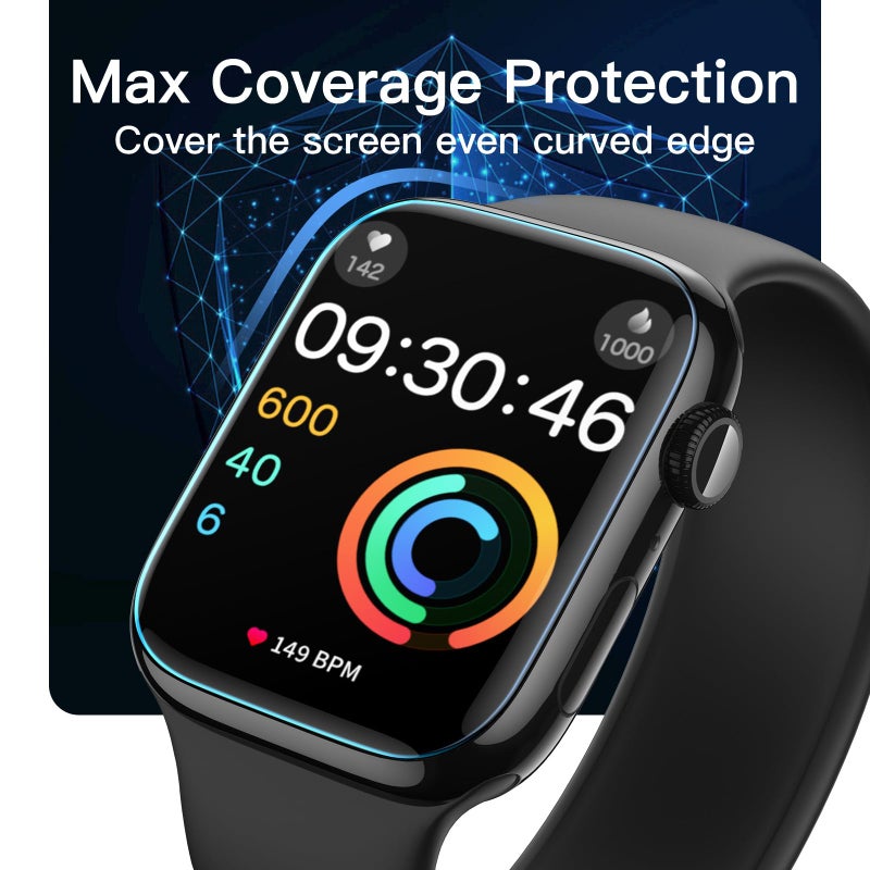 JETech TPU Screen Protector for Apple Watch Series 11/10 46mm, 3-Pack - Image 5