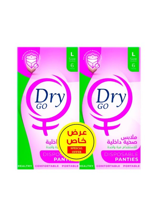 Dry Special Offer Disposable Panties 12 Pieces L 