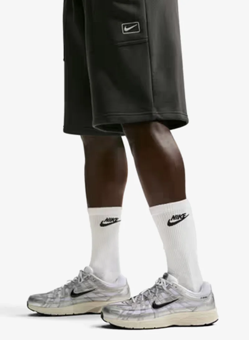 Nike WHITE(BLACK)/WHITE(BLACK)/WHITE(BLACK) 3-Pack Everyday Elevated Futura Crew Socks  | Best Price UAE