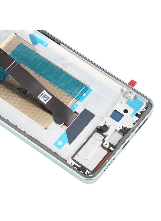 erorex - Replacement For Xiaomi Redmi Turbo 3 Original LCD Screen Digitizer Full Assembly with Frame Green - Image 1