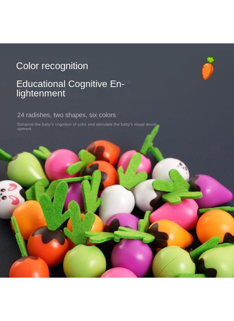 Y&D Children's Radish Education Educational Early Education Parent Child Interactive Toys  - Image 2
