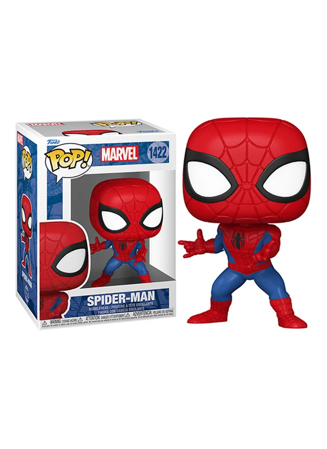 فانكو Pop! Marvel: Marvel New Classic - Spider- Man, Collectable Vinyl Figure - Gift Idea - Official Merchandise - Toys for Kids & Adults - Movies Fans - Model Figure for Collectors and Display - 82500