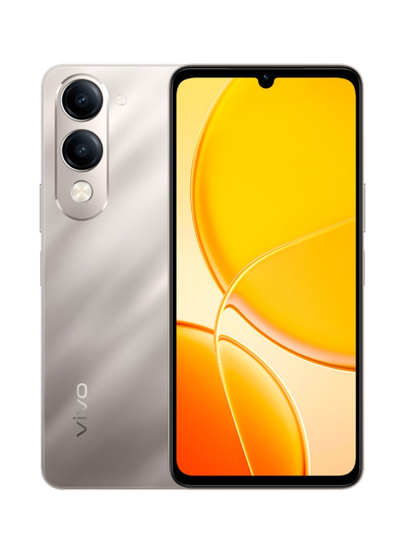 فيفو Y04 4G ثنائي الشريحة ذهب تيتانيوم 4GB RAM 128GB - نسخة الشرق الأوسط - Image 1