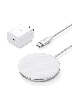Syncwire Syncwire Magnetic Wireless Charger with USB-C Wall Adapter – Model SW-WL624NEW – Fast Qi Charging  - Image 1
