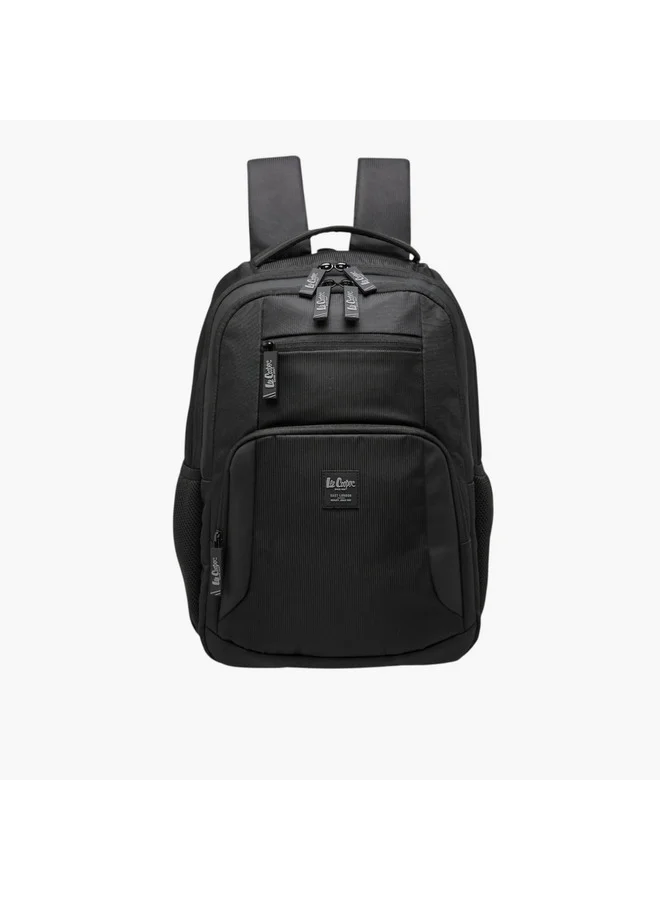 لي كوبر Men Textured Backpack with Adjustable Shoulder Straps - 17x31x44 cm