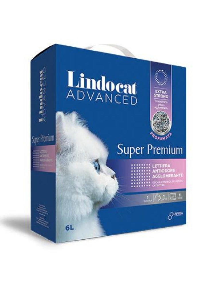 ليندوكات ليندو كات أدفانسد سوبر بريميوم رمل معطر  للقطط ٦ لتر