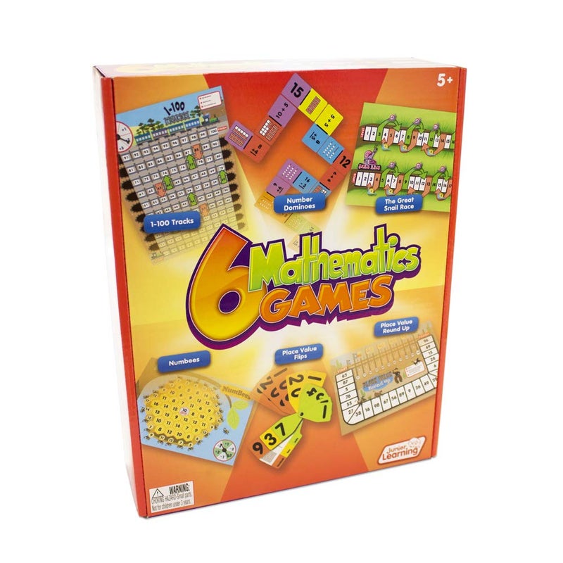 Junior Learning Different Mathematics Games Set of 6 Multi JL403 - Image 4