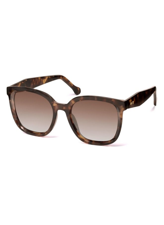 Sojos Trendy Polarized Sunglasses For Women Classic Retro Square Womens Shade Sunnies Sj2333,Tortoise Coffee  - Image 2
