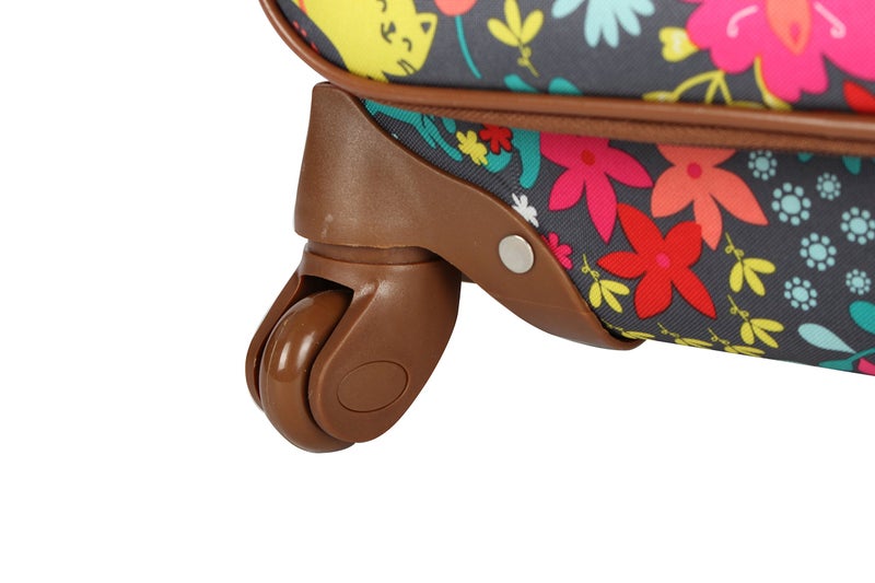 Lily Bloom Luggage Carry On Expandable Design Pattern Suitcase For Woman With Spinner Wheels (Playful Garden, 20in) - Image 5