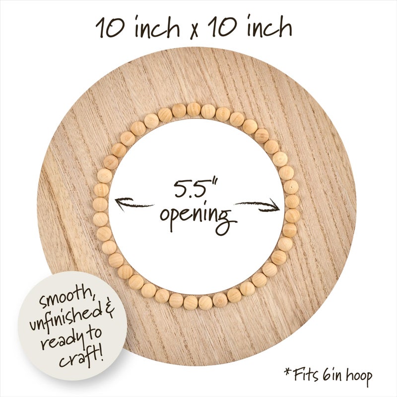 Bucilla, Embroidery Hoop Beaded Circle Frame, Fits 6" Embroidery Hoop - Image 2