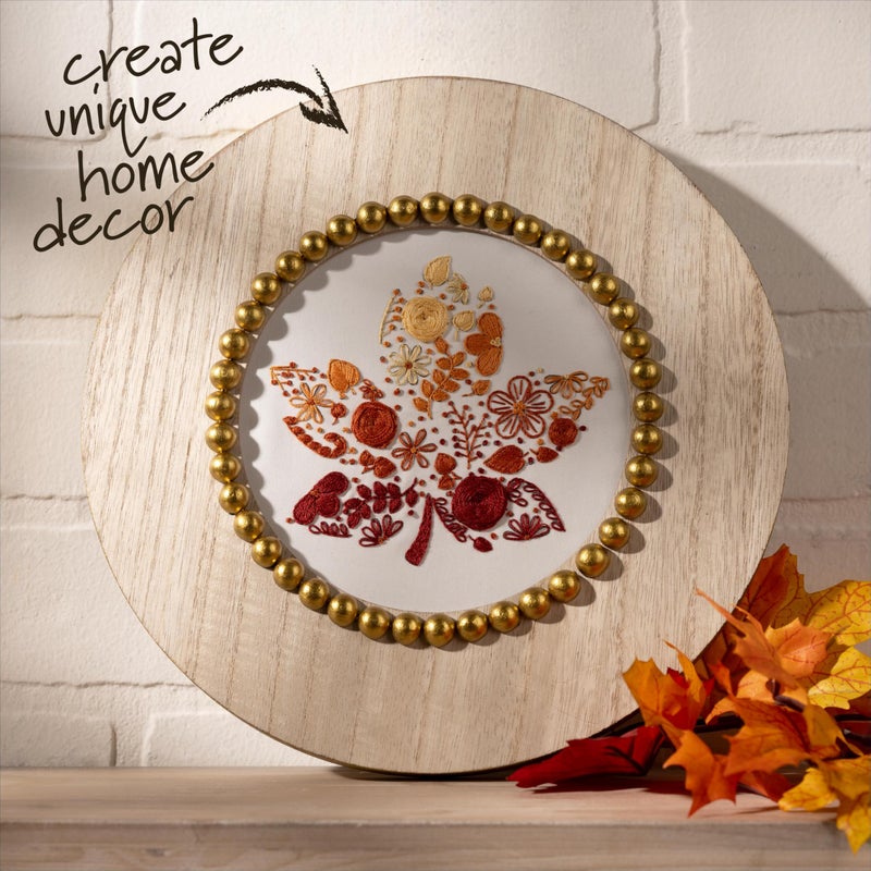 Bucilla, Embroidery Hoop Beaded Circle Frame, Fits 6" Embroidery Hoop - Image 5