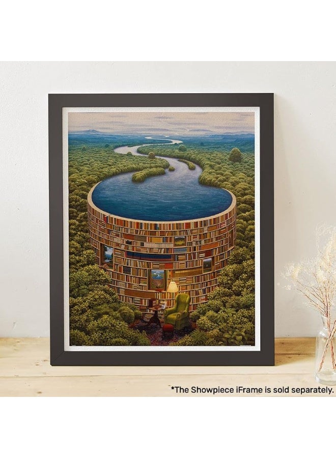 Pintoo Jigsaw Puzzles 2000 Piece for Adults - Jacek Yerka - Bibliodame Beautiful Plastic Puzzle for Home Decor Zero Dust Easy Storage [H1640] - Image 3