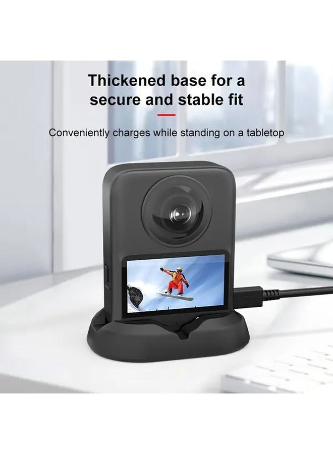 PULUZ For DJI Osmo 360 Rotating Stand Adjustable Height Stable Portable Vlogging Photography - Image 5