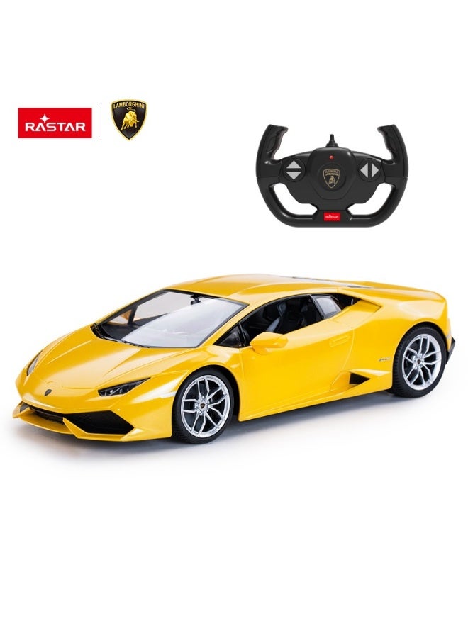 Rastar 1:14 Scale Lamborghini Huracan LP610-4 Remote Control Car, Officially Licensed Lamborghini RC Toy Car for Kids - Image 1
