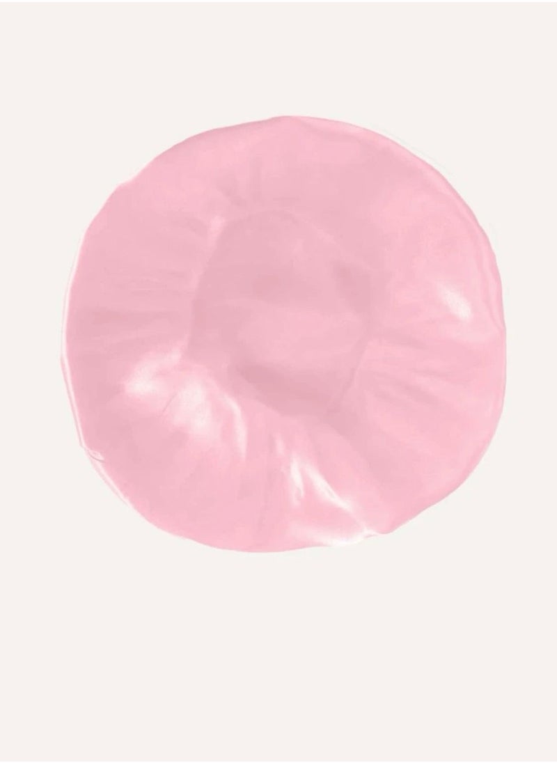 Shein Soft Satin Hair Cap Pink color  - Image 3