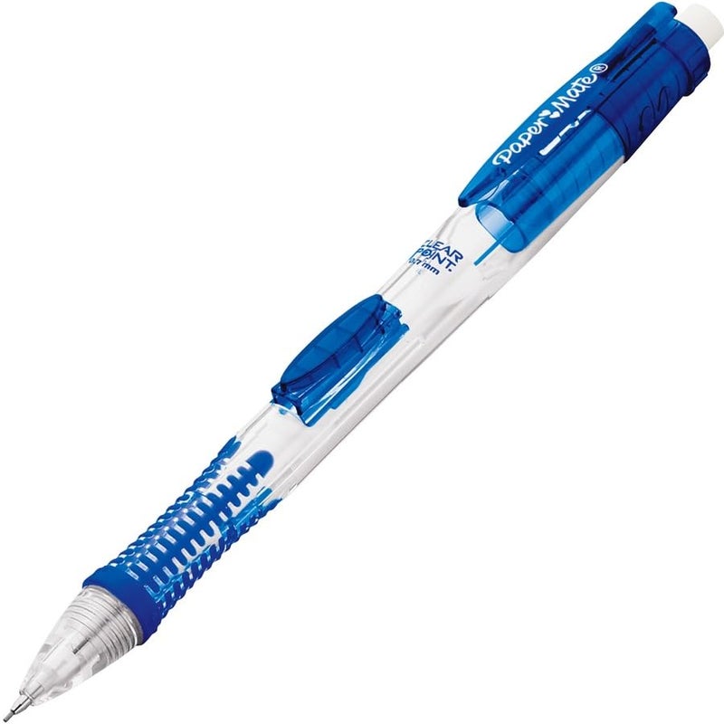 Paper Mate Clearpoint Mechanical Pencils 0.7mm HB #2 Pencil Set Art Supplies Teacher Supplies Sketching Drafting Pencils College School Blue Barrels 12 Count - Image 4