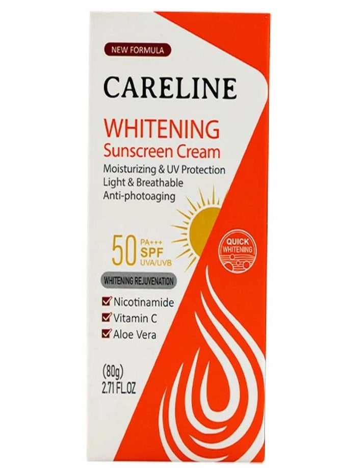 Whitening Sunscreen Cream SPF 50 - 80 g