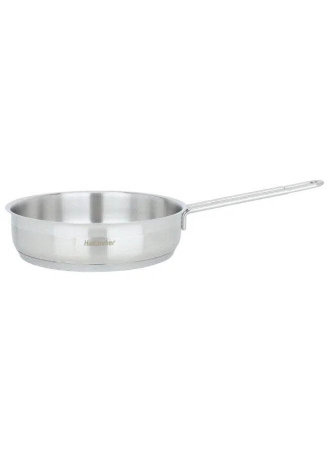 Hascevher Handle Steel Pan, 22 x 6 cm - Red - Image 2