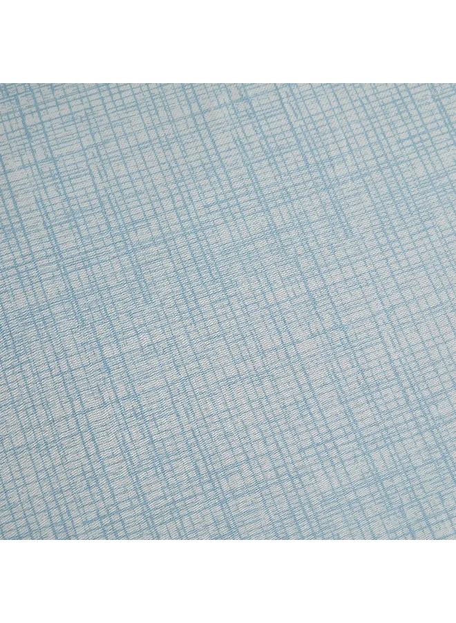 Home Box Tom Slumber Criss Cross Single Cotton Fitted Sheet - 90x200+25 cm