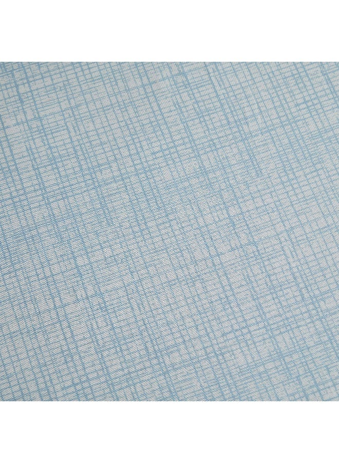 Home Box Tom Slumber Criss Cross Single Cotton Fitted Sheet - 90x200+25 cm - Image 5