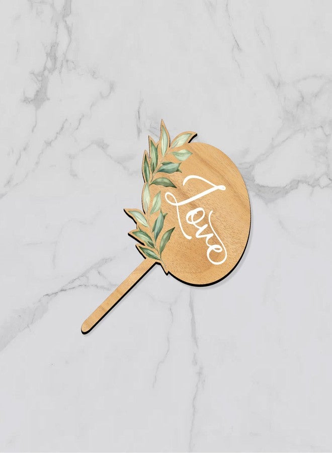 Party to Be 12 PCS Engagement Party Cupcake Toppers She Said Yes Cake Cupcake Decorations in Wood - Image 2
