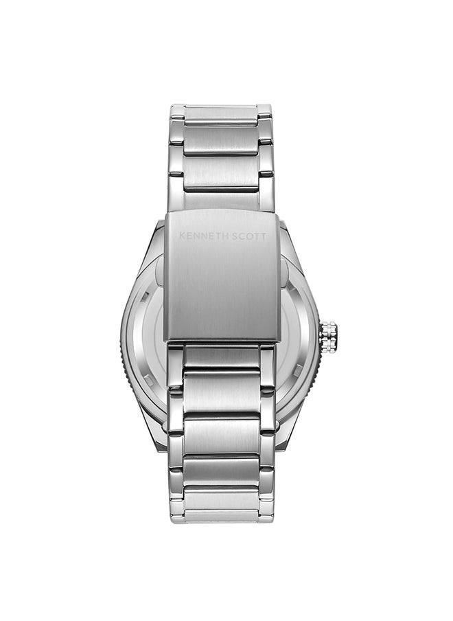 KENNETH SCOTT Men's Stainless Steel Analog Watch K23028-SBSB - 44x50 mm  - Image 3